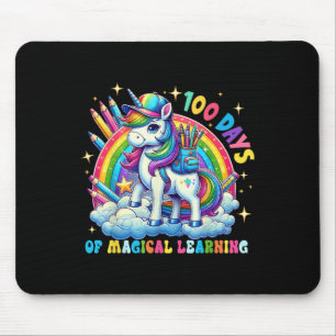 100 Days Of Magical Learning Unicorn 100th Day Mouse Mat