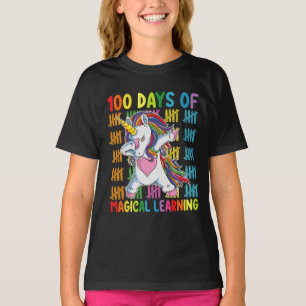 100 Days Of Magical Learning Unicorn School T-Shirt