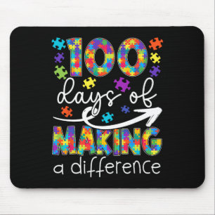 100 Days Of Making Difference 100th Day Of School Mouse Mat