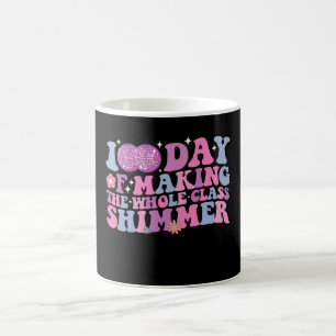 100 Days Of Making The Whole Class Shimmer Disco Coffee Mug
