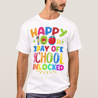 100 Days Of Pre K - Happy 100th Day Of School  T-Shirt