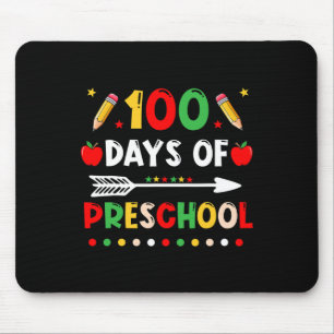 100 Days Of Preschool Celebration Outfit Adults Bo Mouse Mat