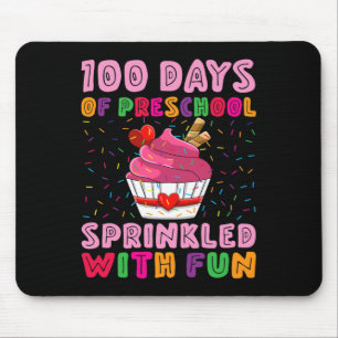 100 Days Of Preschool Sprinkled With Fun Cupcake G Mouse Mat
