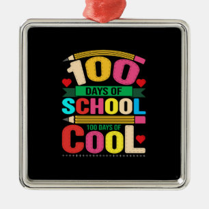 100 Days Of School 100 Days Of Cool Metal Tree Decoration