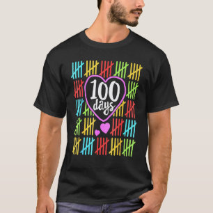 100 Days Of School 100 Days Smarter Teacher Studen T-Shirt