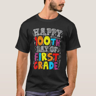 100 Days Of School 100th Day Of 1st Grade Teacher T-Shirt