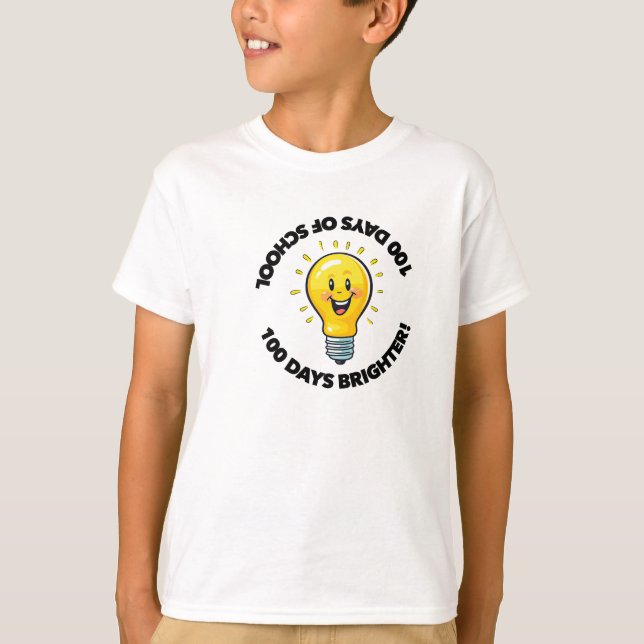 100 days of school 100th day student class T-Shirt (Front)
