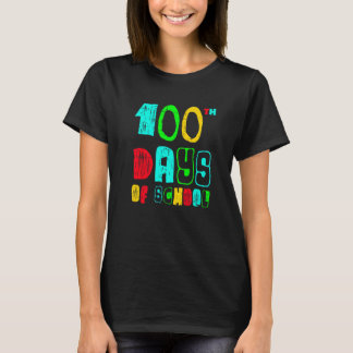 100 Days Of School 100th Day Teachers Students Boy T-Shirt
