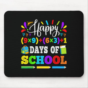 100 Days Of School 100th Math Equation Teacher Kid Mouse Mat