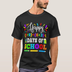 100 Days Of School 100th Math Equation Teacher Kid T-Shirt