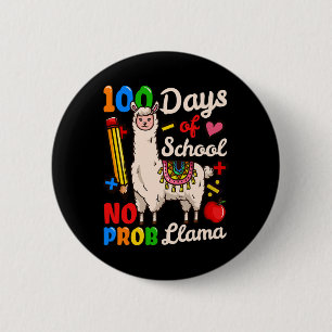 100 Days Of School 2 6 Cm Round Badge