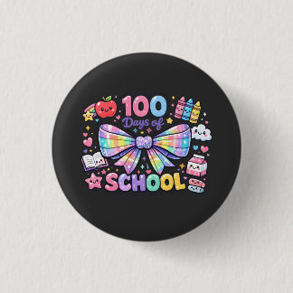 100 Days Of School  3 Cm Round Badge