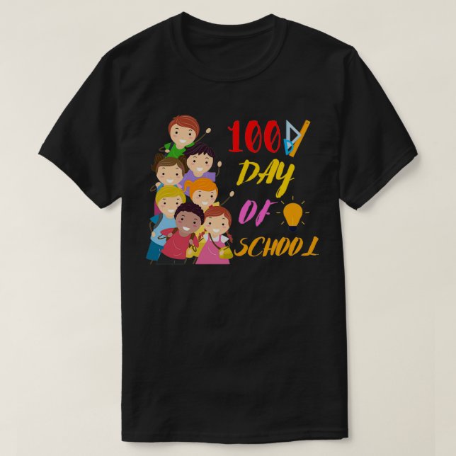 100 days of school 58 T-Shirt (Design Front)