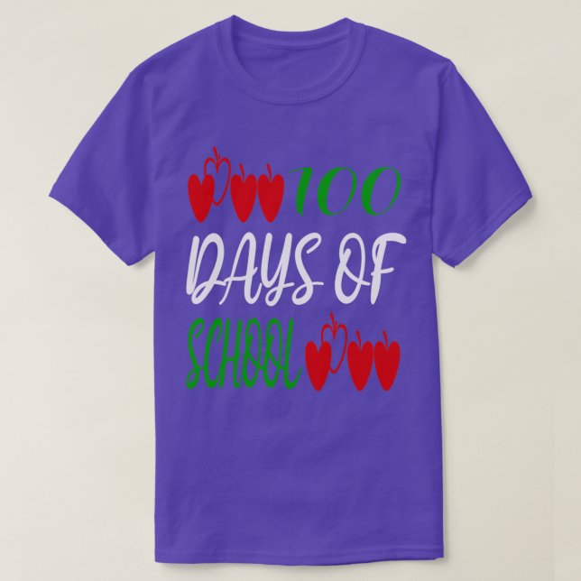 100 Days Of School 67 T-Shirt (Design Front)