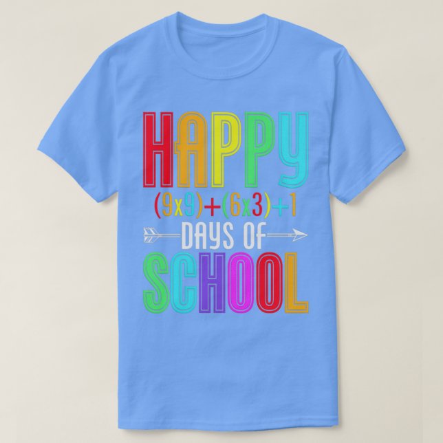 100 Days Of School 6 1 T-Shirt (Design Front)