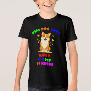100 Days of School: A Pawsome Celebration with Our Tri-Blend Shirt