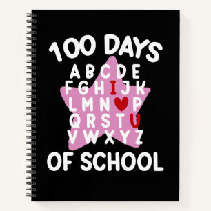100 Days Of School Alphabet 100th Day Teacher  Notebook