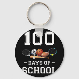 100 Days of School And Still Loving It 100 Soccer Key Ring