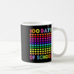 100 Days Of School And Still Loving It Hearts 100t Coffee Mug