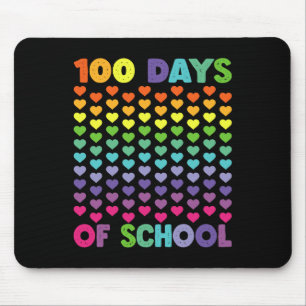 100 Days Of School And Still Loving It Hearts 100t Mouse Mat
