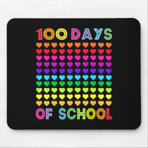100 Days Of School And Still Loving It Hearts 100t Mouse Mat