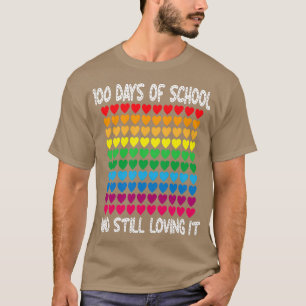 100 Days Of School And Still Loving It Teacher Boy T-Shirt