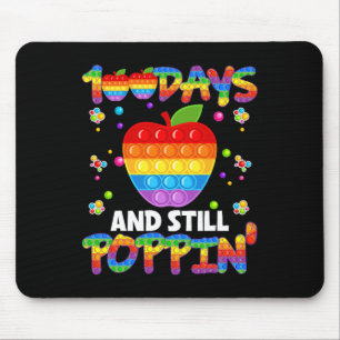 100 Days Of School And Still Poppin 100th Day Pop Mouse Mat