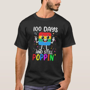 100 Days Of School And Still Poppin Fidget T-Shirt