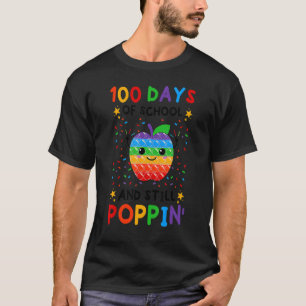 100 Days Of School And Still Poppin Teacher Kids 1 T-Shirt