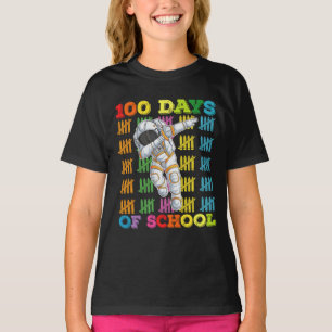 100 Days Of School Astronaut Teacher T-Shirt