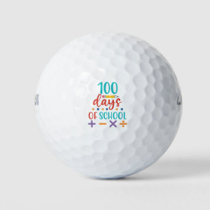 100 Days of School, Back to School, BTS Golf Balls