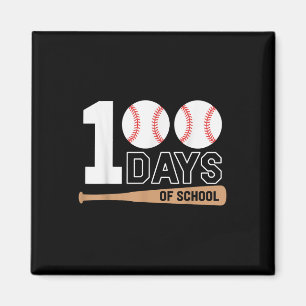 100 Days Of School Baseball 100th Day Of School Magnet
