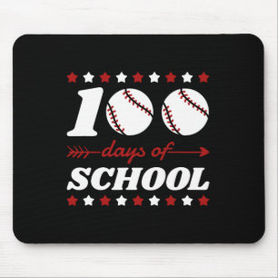 100 Days Of School Baseball Lovers  Mouse Mat