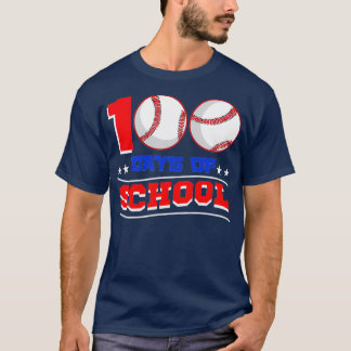 100 days of school baseball teacher 1 T-Shirt