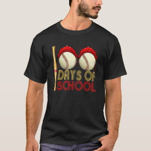 100 Days Of School Basketball Kids Boys Teens 100t T-Shirt