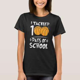 100 Days of School Basketball Teacher 100th Day Of T-Shirt