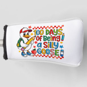 100 Days of School Boys Goose   Cute School Golf Head Cover