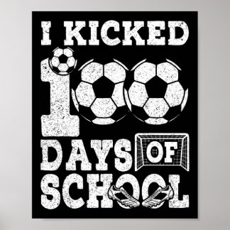 100 Days Of School Boys Kids 100th Day Of School S Poster