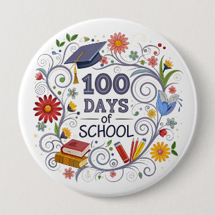 "100 Days of School" Button
