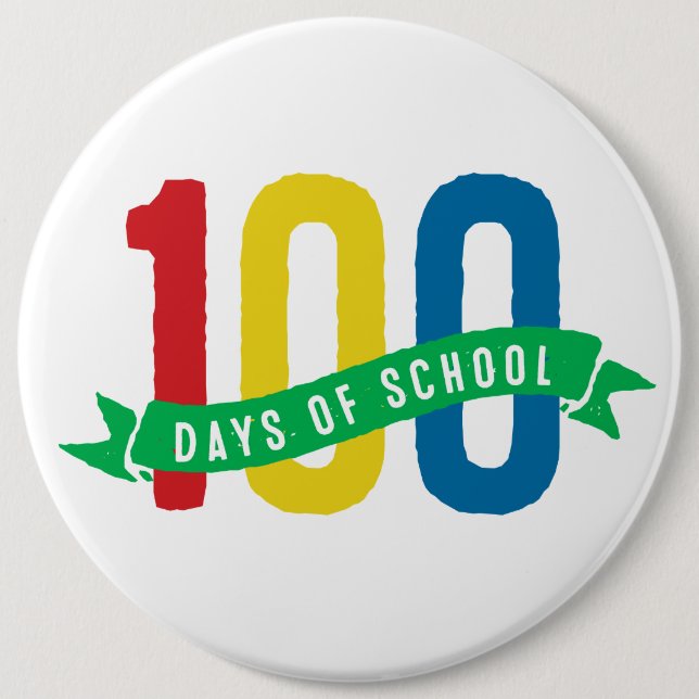 100 days of school button (Front)