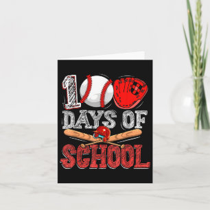 100 Days Of School Bysebyll 100th Day Student Kids Card