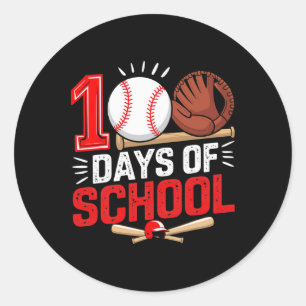 100 Days Of School Bysebyll 100th Day Student Kids Classic Round Sticker