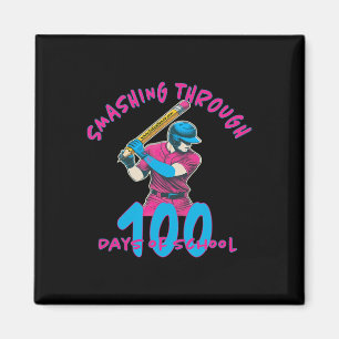 100 Days Of School Bysebyll 1 Magnet