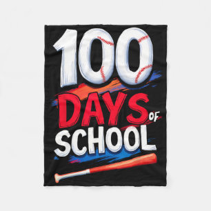 100 Days Of School Bysebyll Kids Fleece Blanket