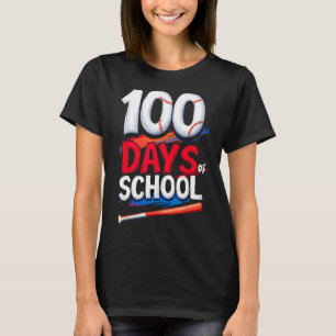 100 Days Of School Bysebyll Kids T-Shirt