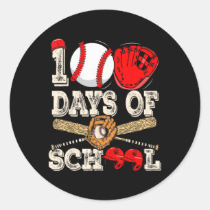 100 Days Of School Bysell 100th Day  Classic Round Sticker