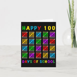 100 Days Of School Card