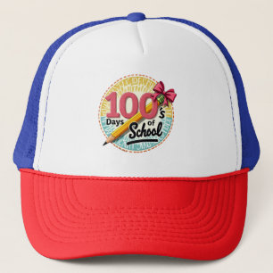 100 Days of School   Celebrate Learning & Growth Trucker Hat