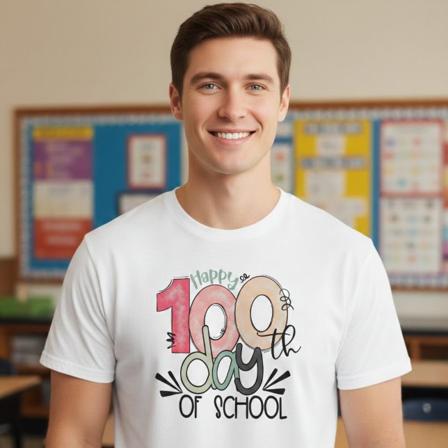 100 Days of School Celebration Basic T-Shirt (Creator Uploaded)