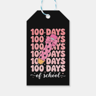 100 days of school celebration gift tags